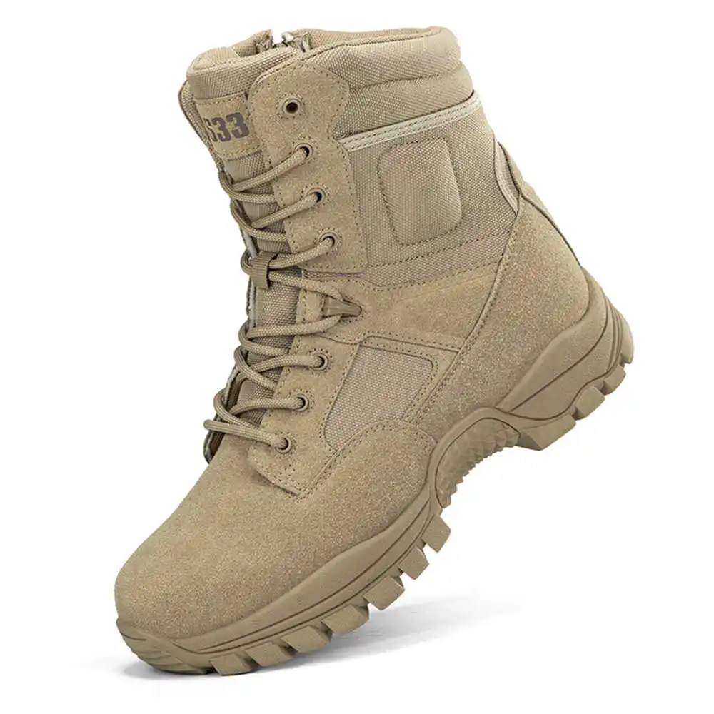 Vintage Fashion Resale - Nonslip Genuine Leather Hiking Boots Designer