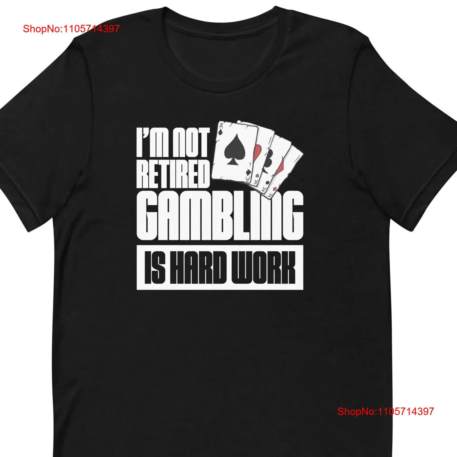 Vintage Vegas Fashion - Gambling T Shirt Casino Poker Player