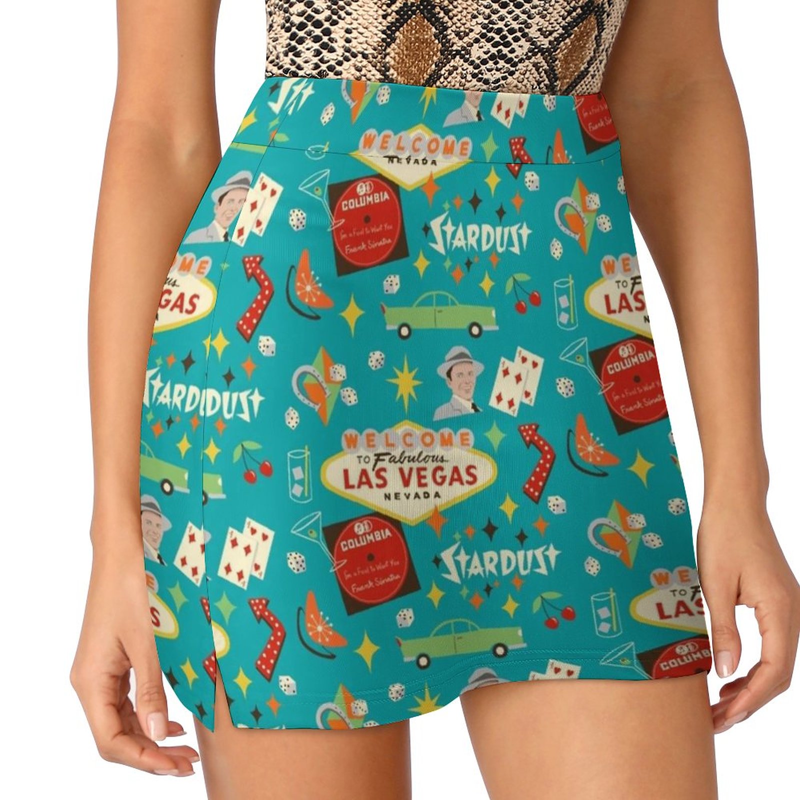Vintage Vegas Fashion - Vintage Las Vegas Korean Fashion Skirt