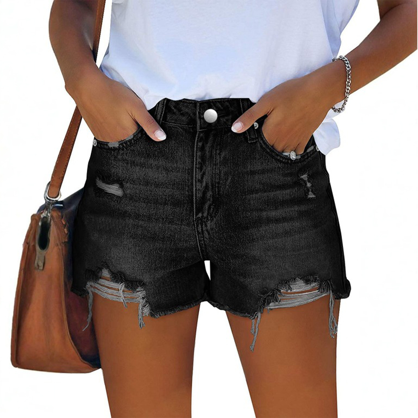 Vintage Fashion Jeans - American Vintage Style Fashion Women's Hole