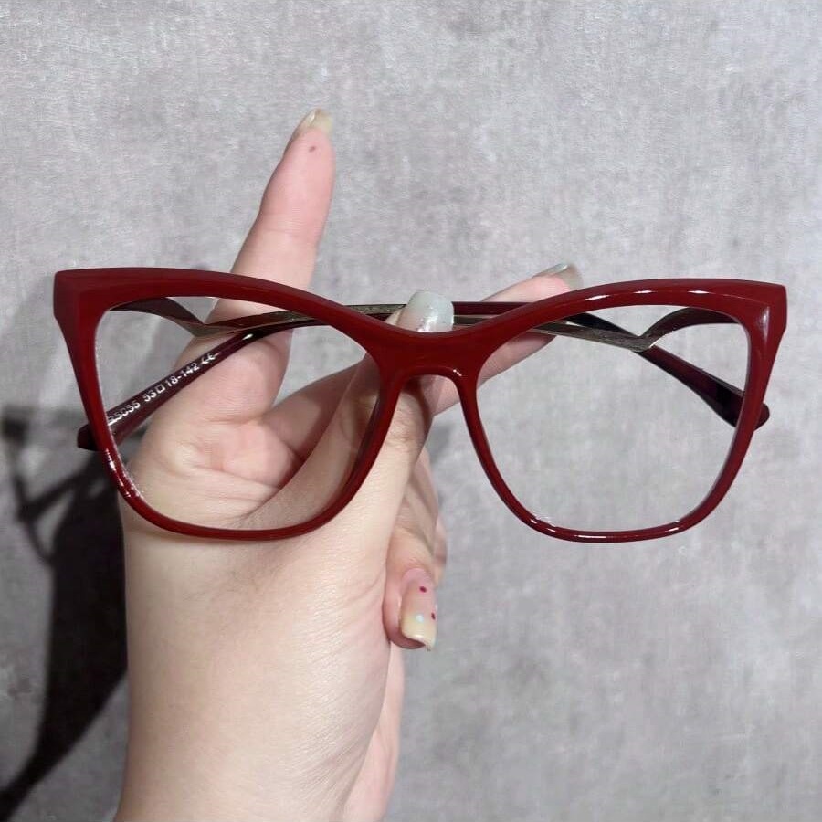 Vintage Fashion Looks - 1Pc Women's Fashionable Plain Glasses New