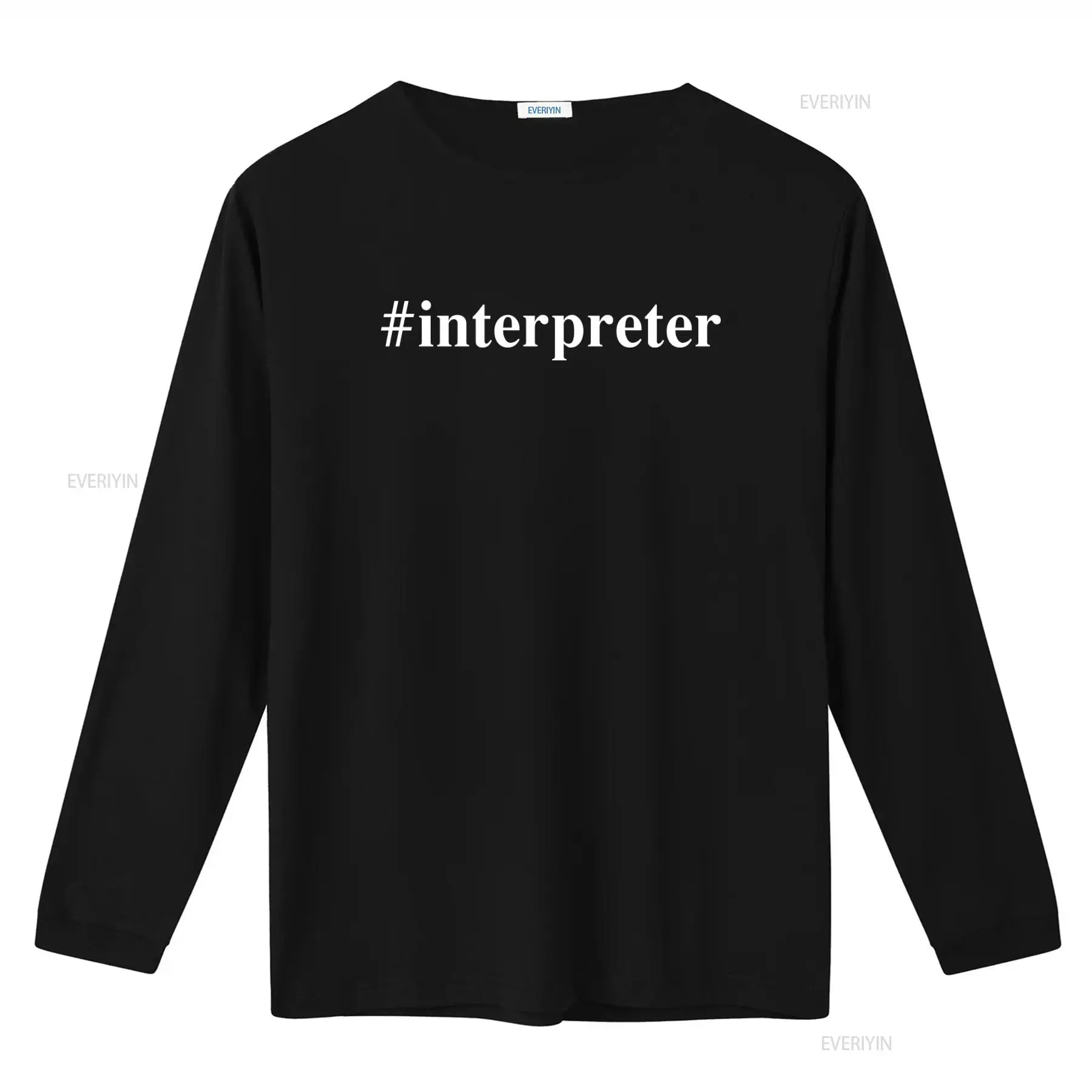 Interpreter T Shirt for Lingui - Vintage Fashion Hashtags ulasan dan harga
