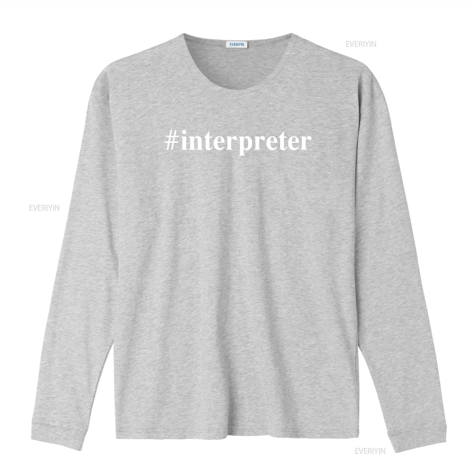 Interpreter T Shirt for Lingui - Vintage Fashion Hashtags ulasan dan harga