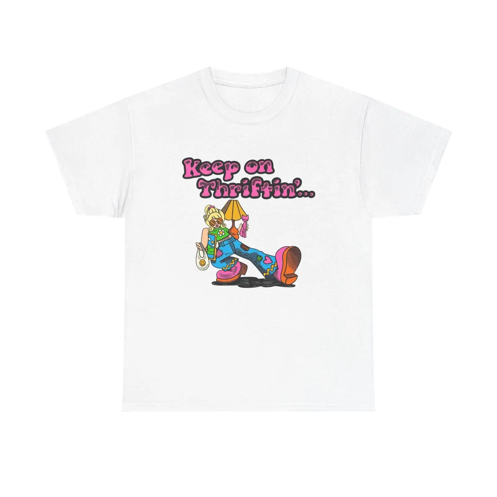 Keep On Thrifting Funny T Shir - Thrift Vintage Fashion Usa ulasan dan harga