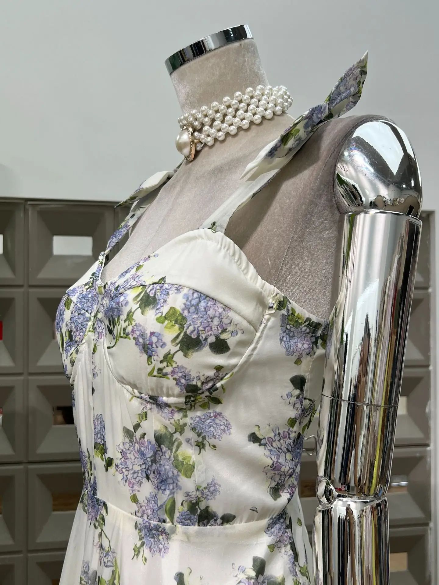 Women's Elegant Print Slim Fit - Vintage Fashion Collection ulasan dan harga