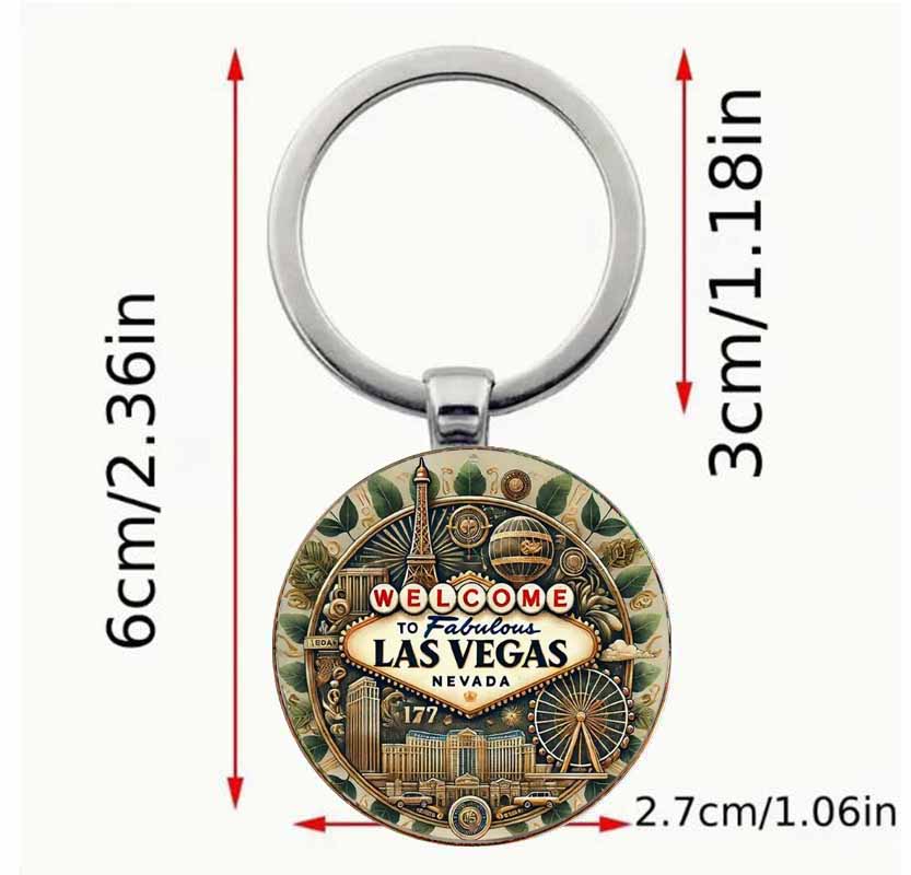 The vintage Las Vegas keychain - Vintage Vegas Fashion ulasan dan harga