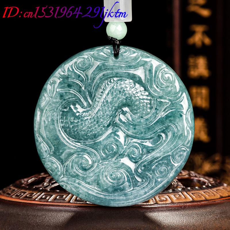 Burmese Jadeite Dragon Pendant - Vintage Fashion ulasan dan harga