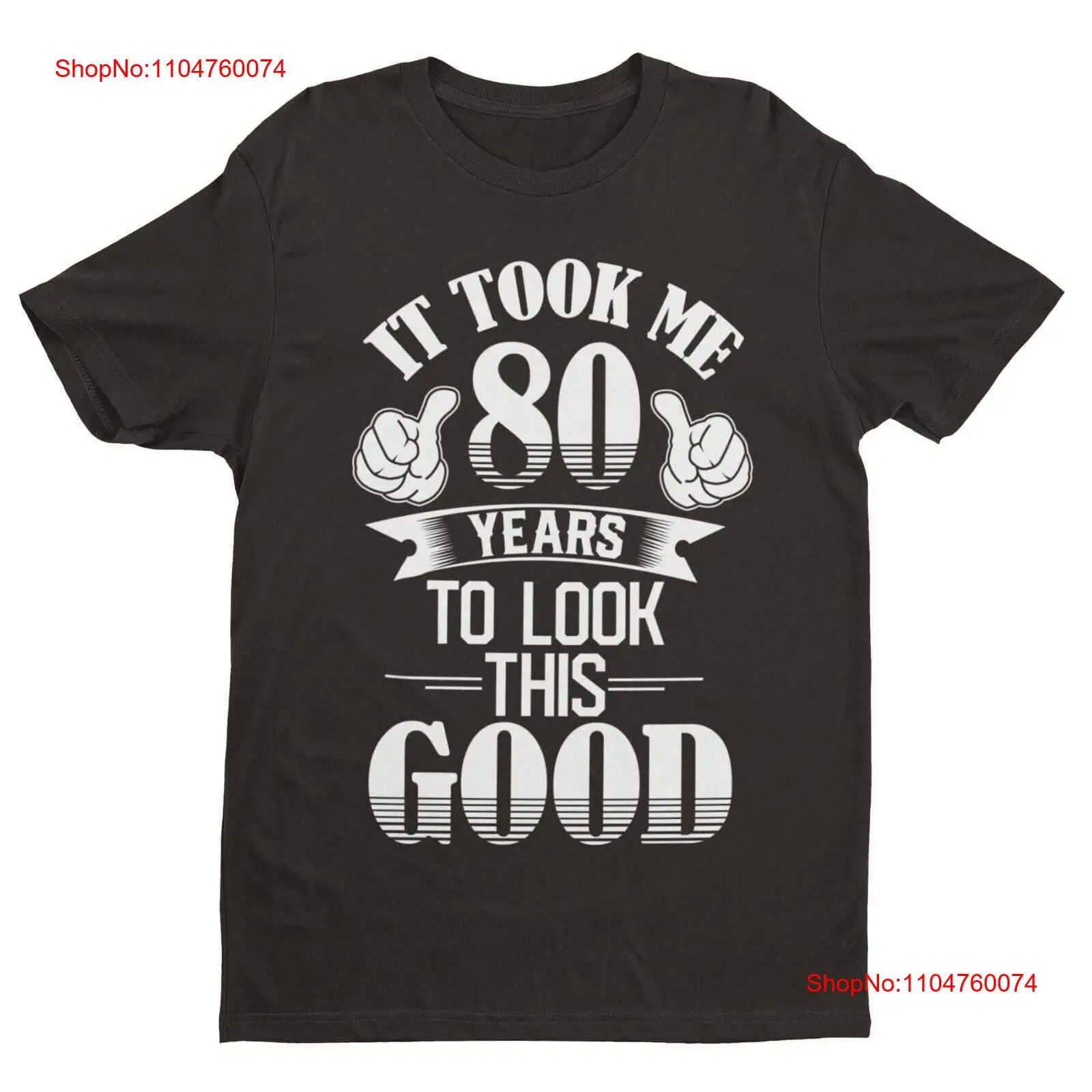 80th Birthday Funny T Shirt It - Vintage Fashion Looks ulasan dan harga
