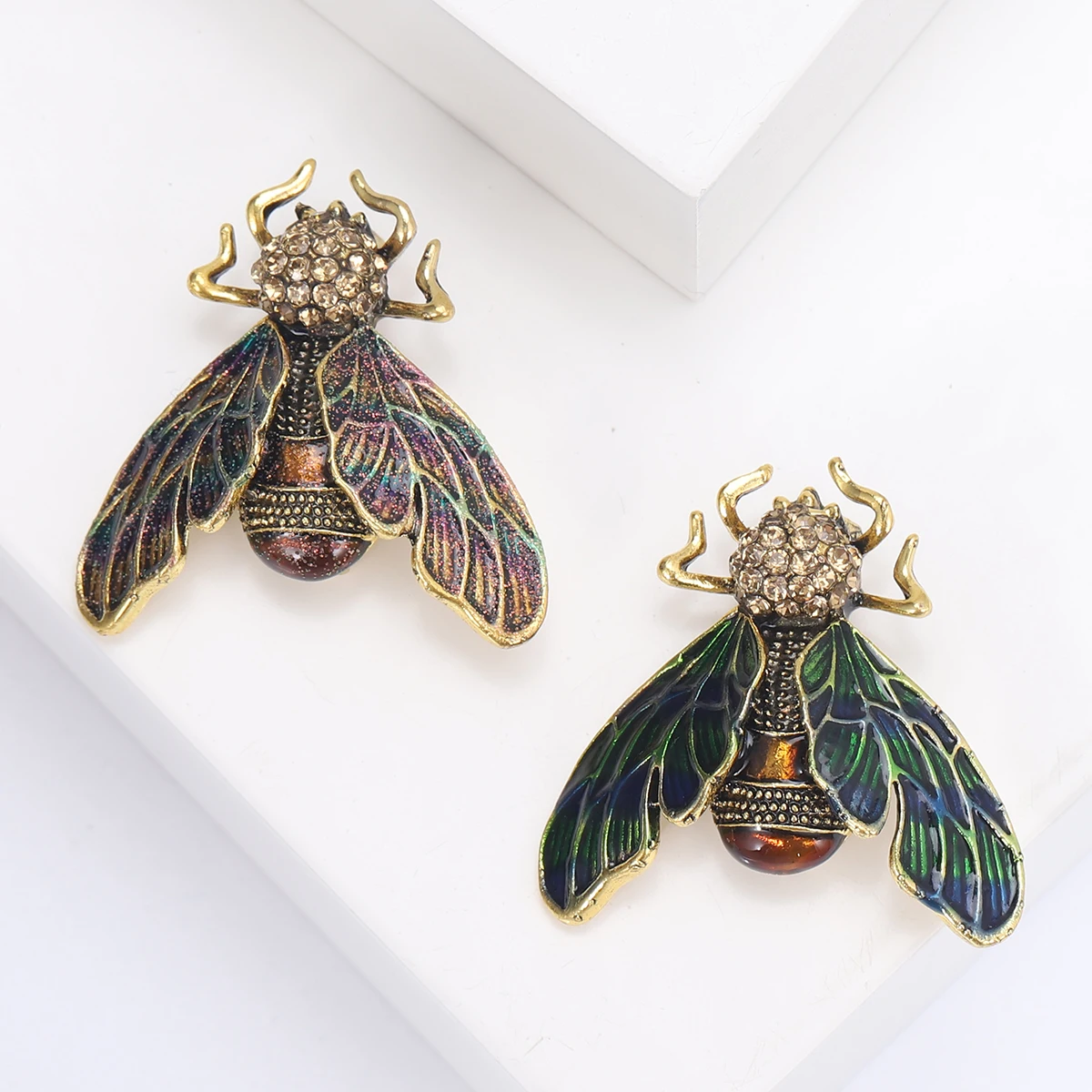 Vintage Rhinestone Bug Brooche - Vintage Fashion Bug ulasan dan harga