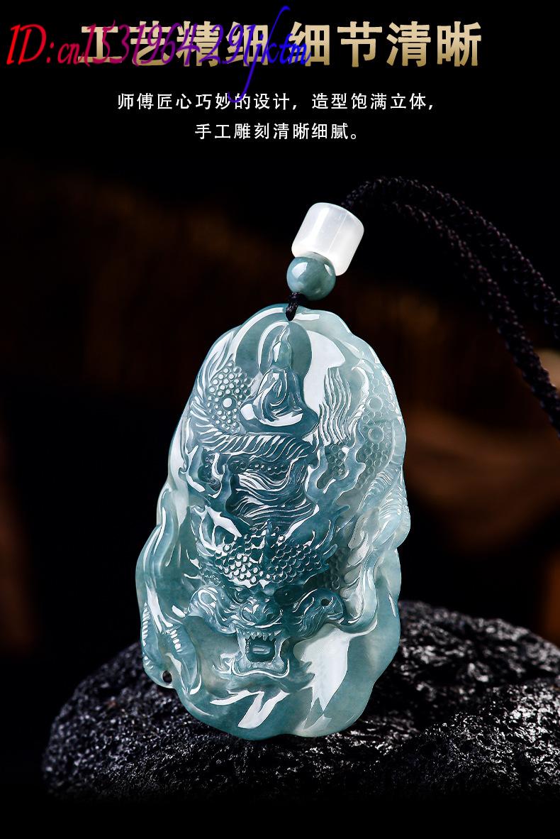 Natural Burmese Jadeite Dragon - Vintage Fashion ulasan dan harga