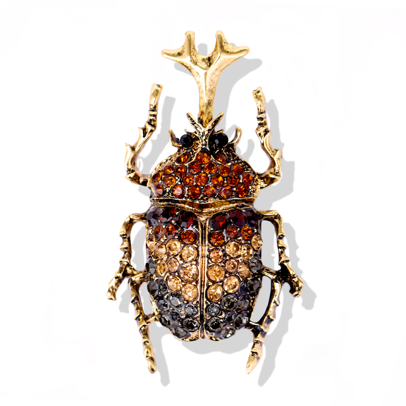 High-end Beetles Enamel Pin Rh - Vintage Fashion Bug ulasan dan harga