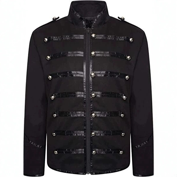 Men's Steampunk Rockstar Jacke - Vintage Trench Coat ulasan dan harga