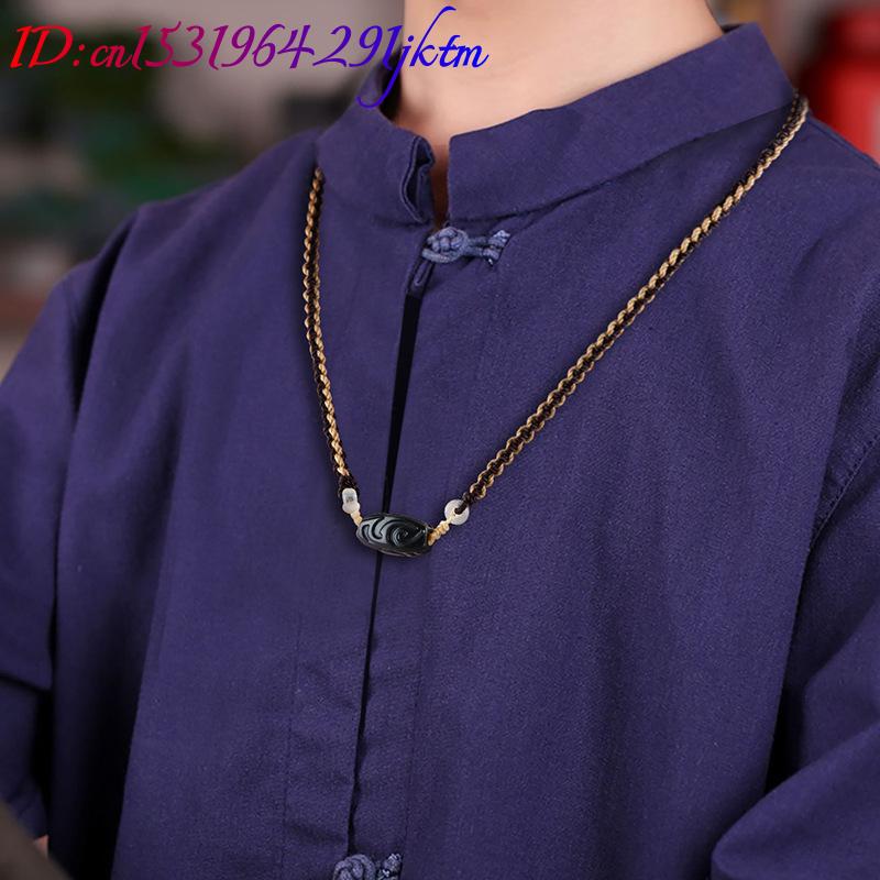 Hetian Jade Carve Bead Pendant - Vintage Fashion ulasan dan harga