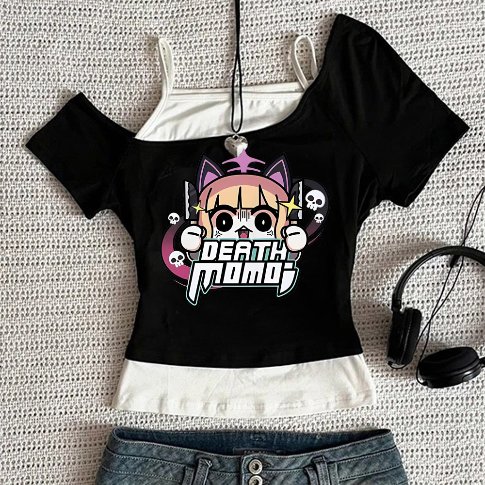 Blue Archive crop top girl gra - Vintage Fashion Archive ulasan dan harga