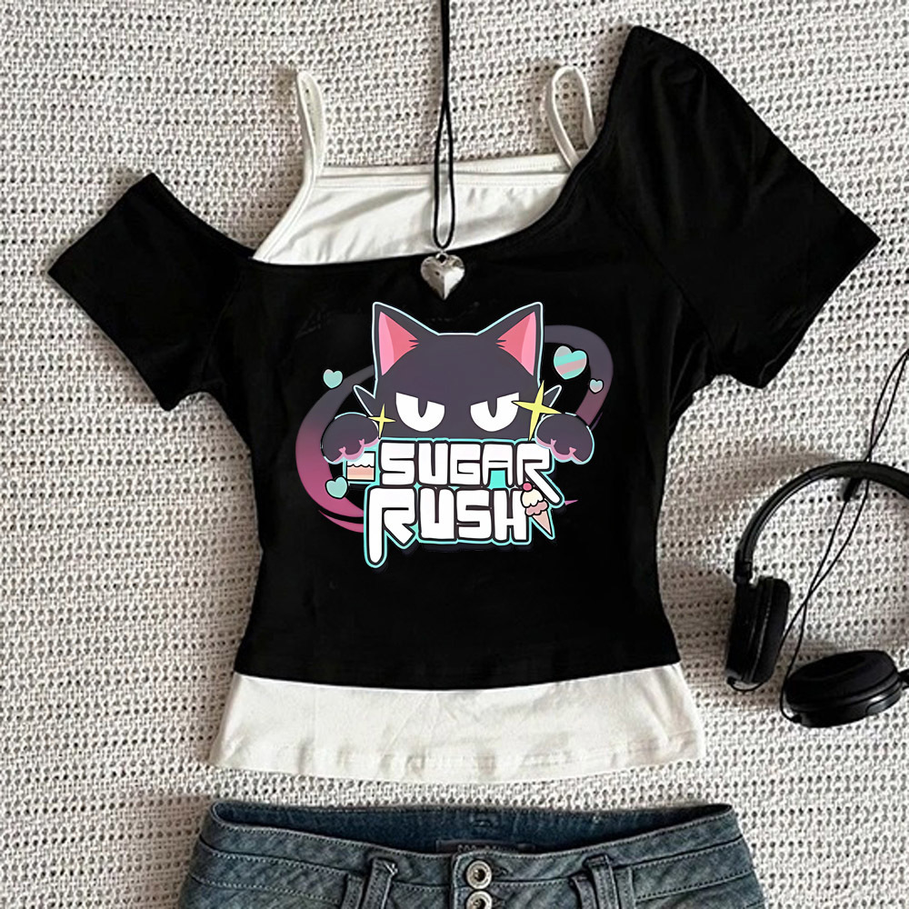 Blue Archive crop top girl gra - Vintage Fashion Archive ulasan dan harga