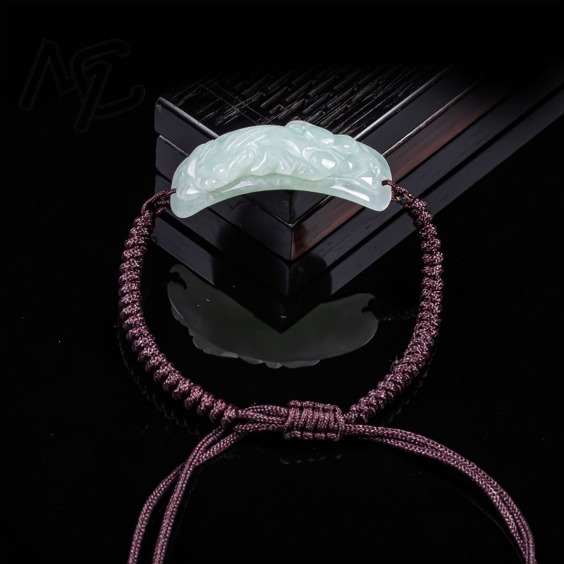 Burmese Jadeite Pixiu Bracelet - Vintage Fashion ulasan dan harga