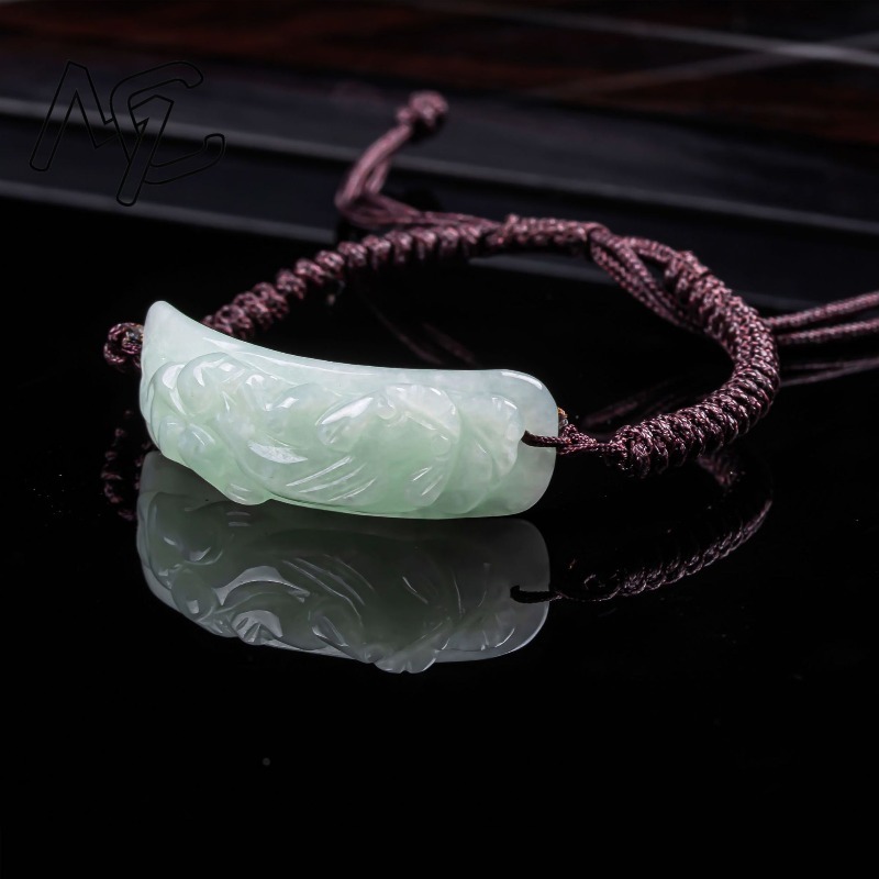 Burmese Jadeite Pixiu Bracelet - Vintage Fashion ulasan dan harga
