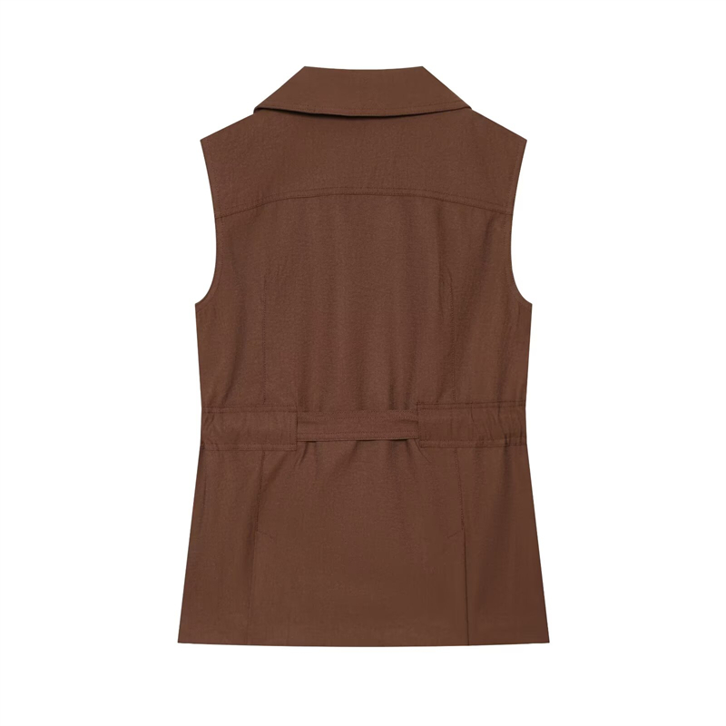 Guobioziy Women's Linen Vest 2 - Vintage Fashion Collection ulasan dan harga