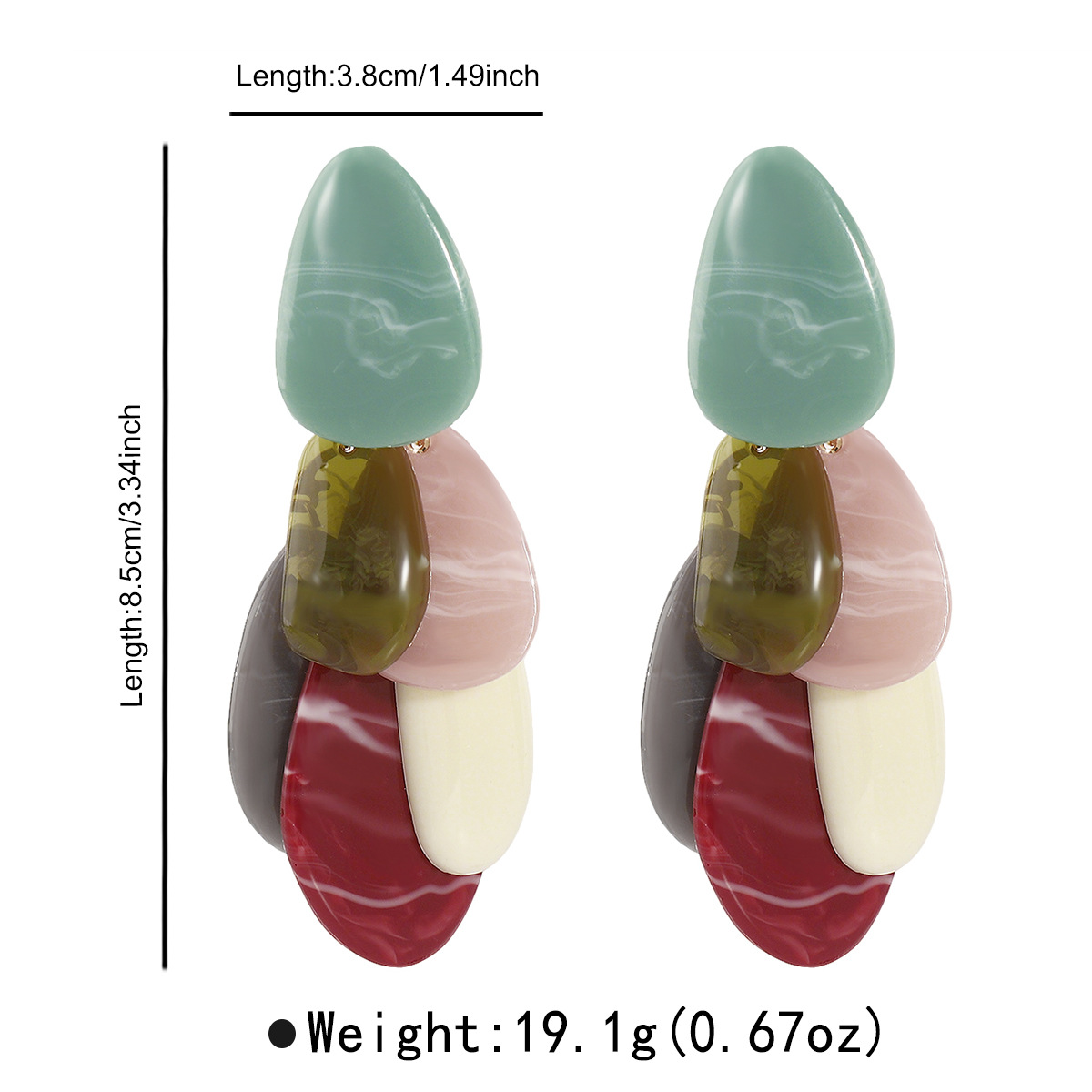 1Pairs Bohemia Personality Col - Vintage Fashion Trends 2026 ulasan dan harga