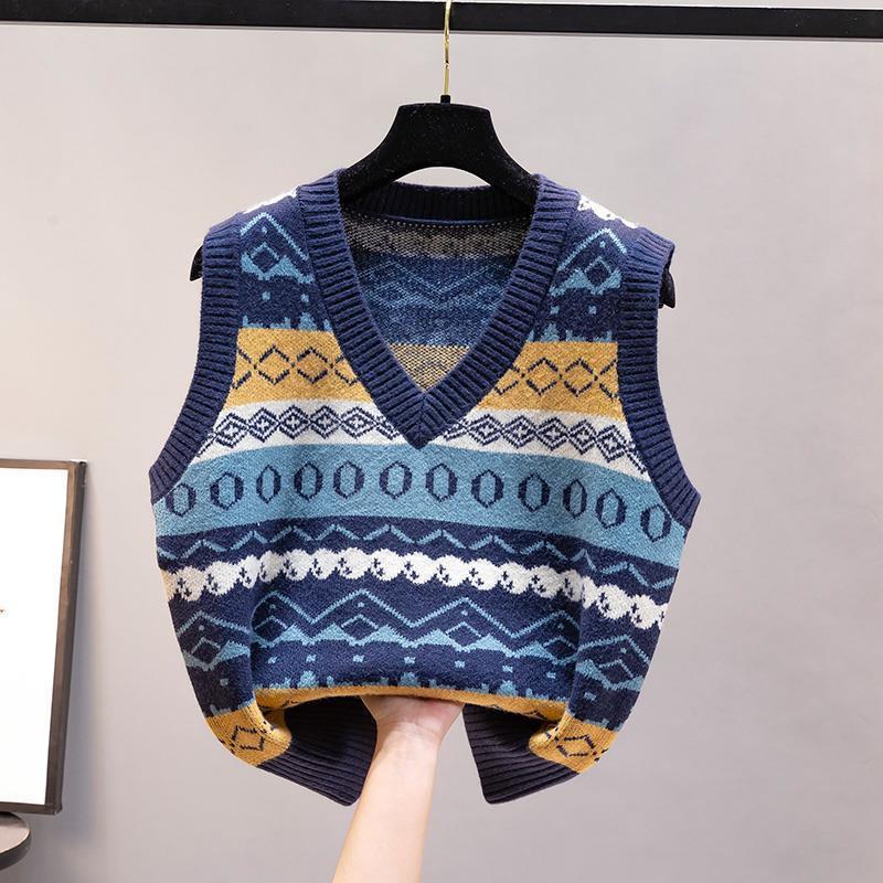 Fashion Knitted Vest Women's A - Vintage Fashion Newtown ulasan dan harga