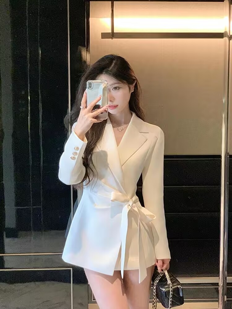 Solid Color 2026 Autumn New Ko - Vintage Trench Coat ulasan dan harga