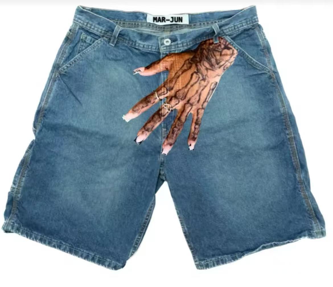 Deeptown Y2k Vintage Harajuku  - Vintage Fashion Jeans ulasan dan harga