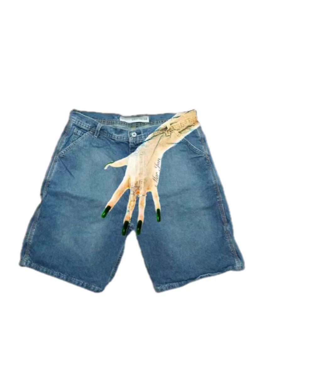 Deeptown Y2k Vintage Harajuku  - Vintage Fashion Jeans ulasan dan harga