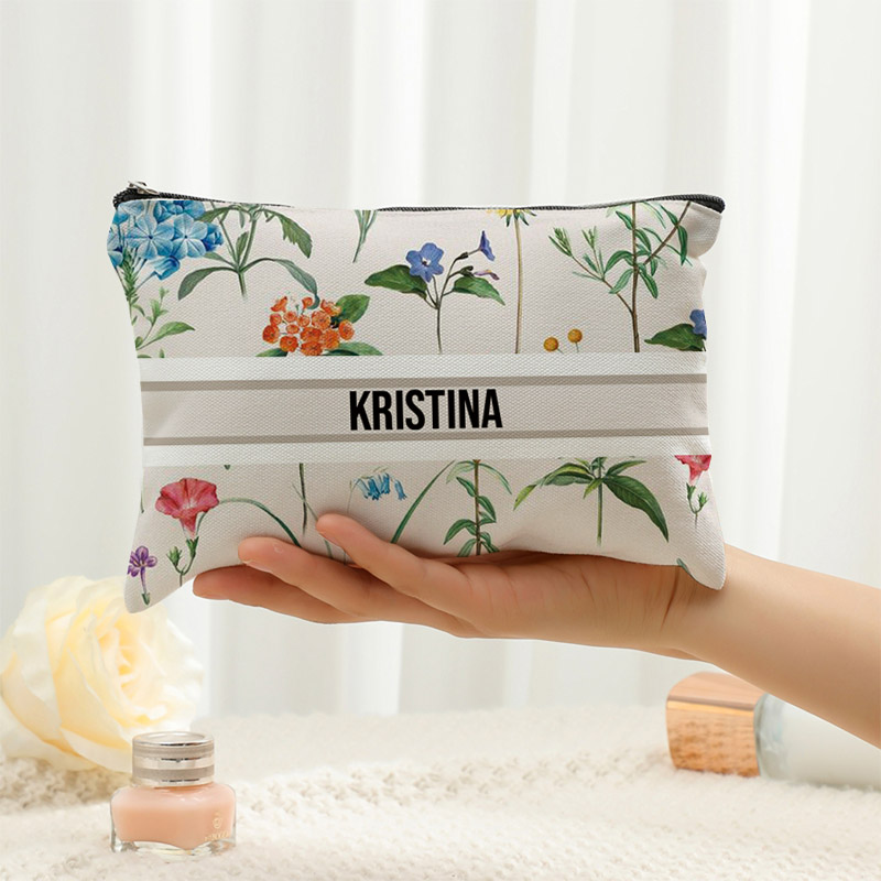 Custom Name Vintage Makeup Bag - Vintage Fashion Brand Names ulasan dan harga