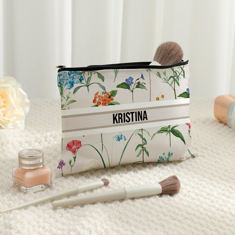 Custom Name Vintage Makeup Bag - Vintage Fashion Brand Names ulasan dan harga