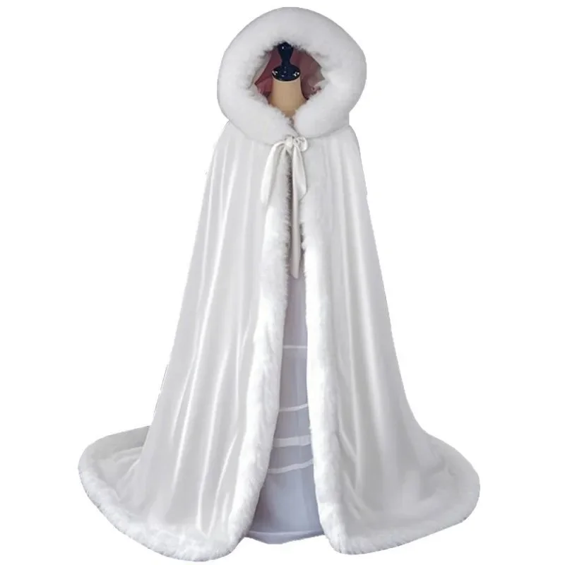 Hanfu Coat Fur Halloween Cape  - Vintage Trench Coat ulasan dan harga