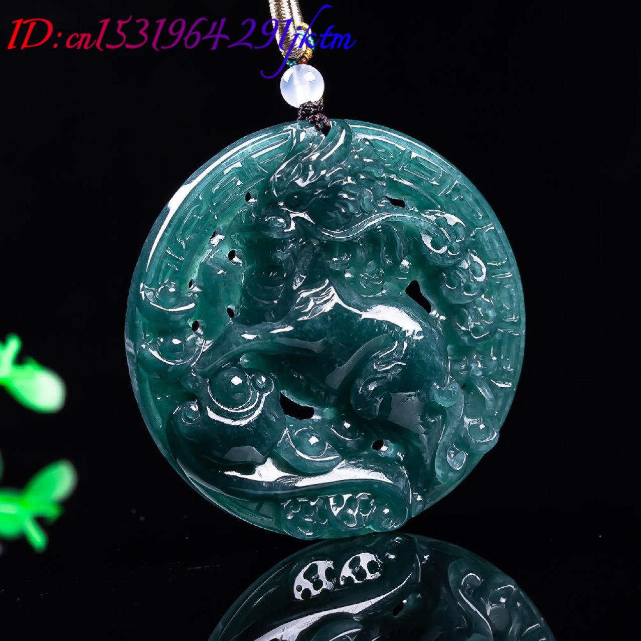 Burmese Jadeite Dragon Pendant - Vintage Fashion ulasan dan harga
