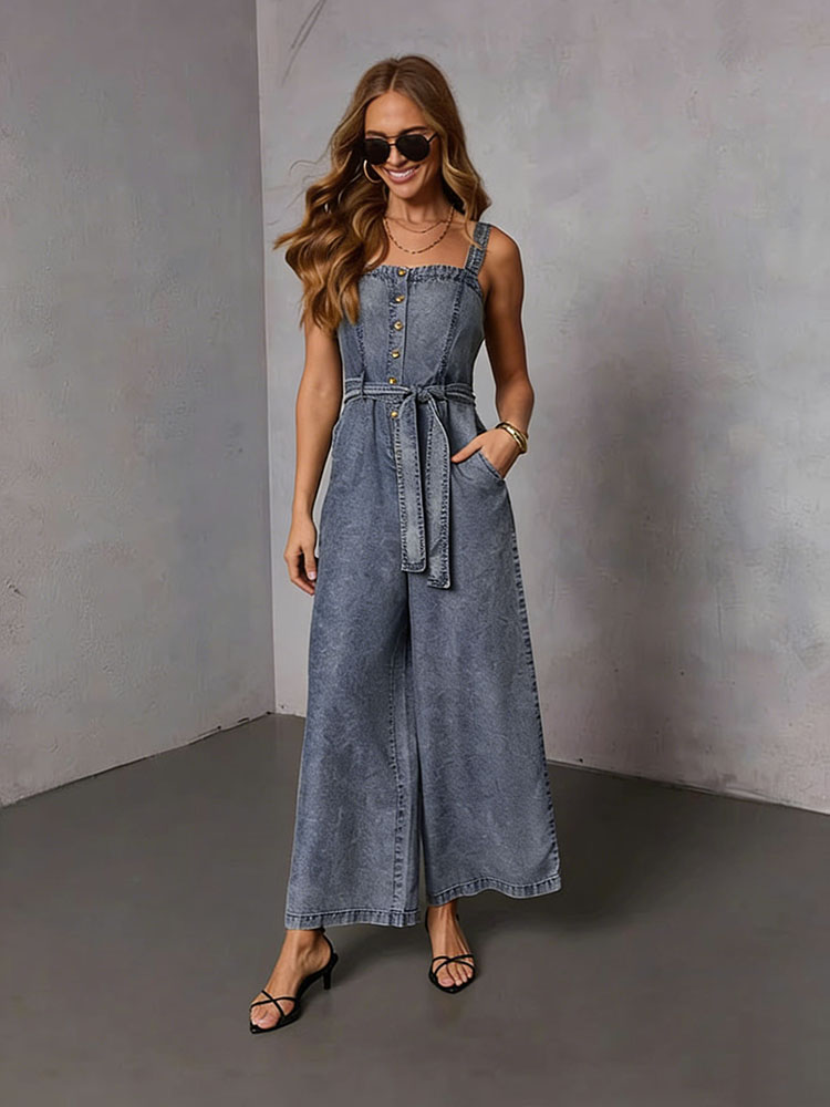 Summer Vintage Women Denim Jum - Vintage Fashion Jeans ulasan dan harga