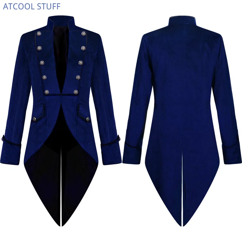 Classic Velet TailCoat Medieva - Vintage Trench Coat ulasan dan harga