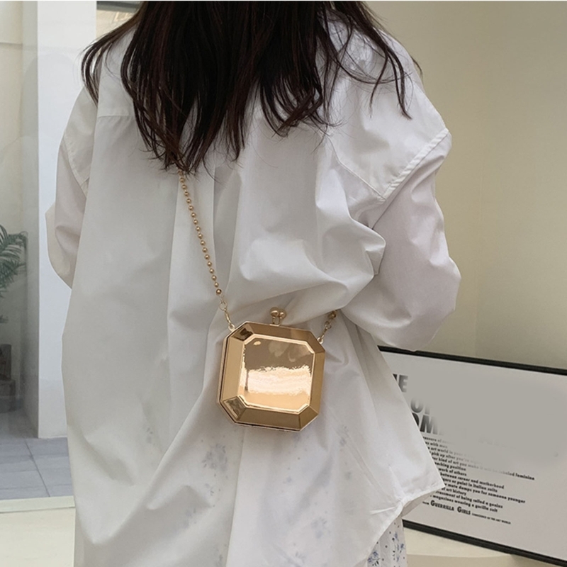 Mini Luxury Gold Party Evening - Vintage Fashion Shop ulasan dan harga