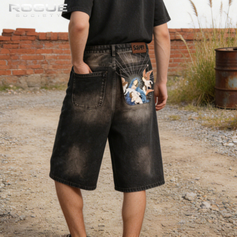 Summer Luxury Harajuku Jeans B - Vintage Fashion Jeans ulasan dan harga