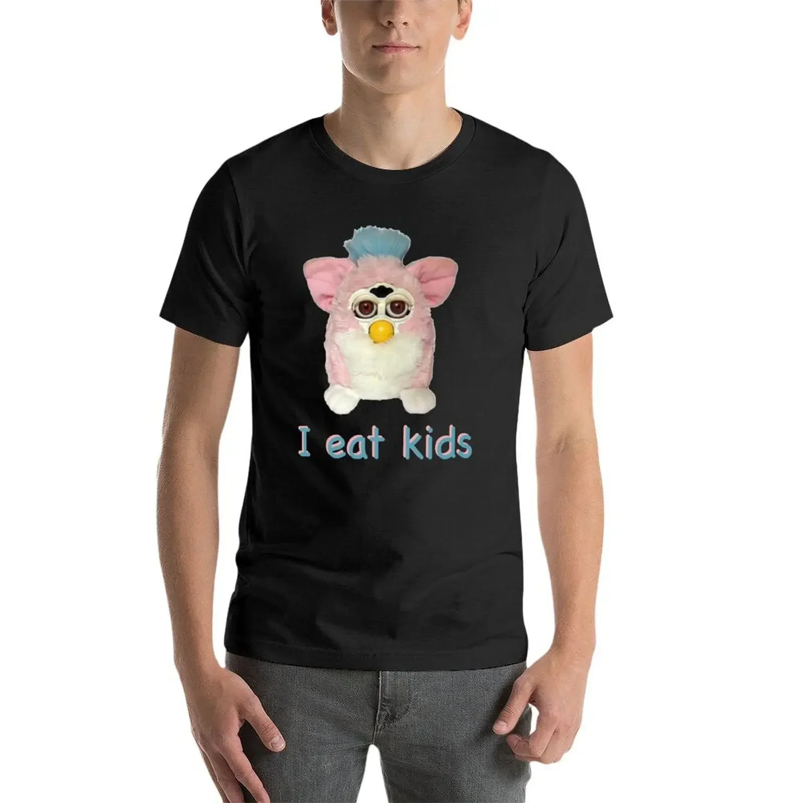 Furby I eat kids T-Shirt graph - Vintage Fashion Archive ulasan dan harga