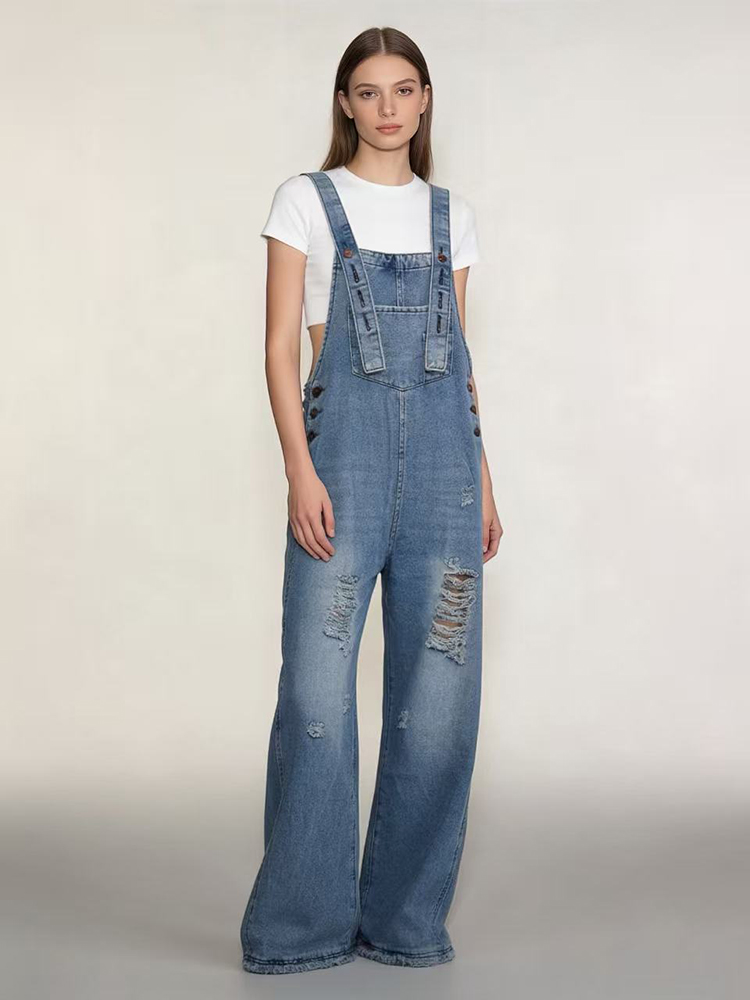 Fashion Retro Ripped Hole Deni - Vintage Fashion Jeans ulasan dan harga
