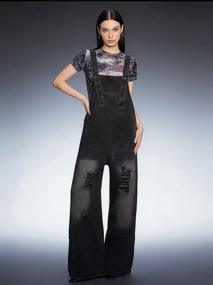 Fashion Retro Ripped Hole Deni - Vintage Fashion Jeans ulasan dan harga