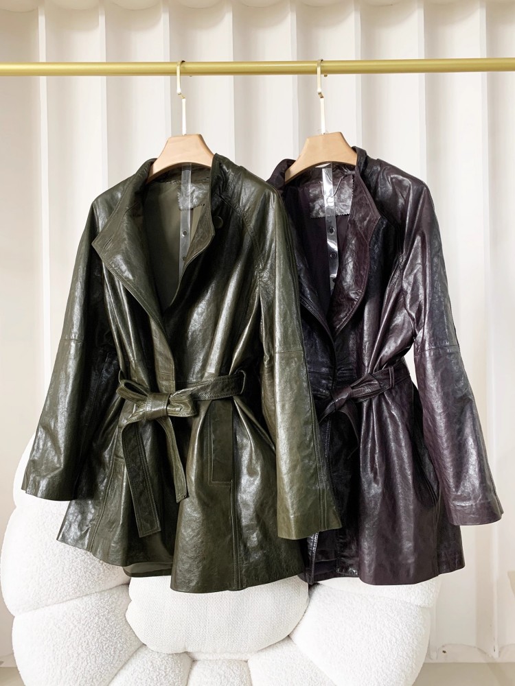 Vintage Women Belted Loose Fit - Vintage Trench Coat ulasan dan harga