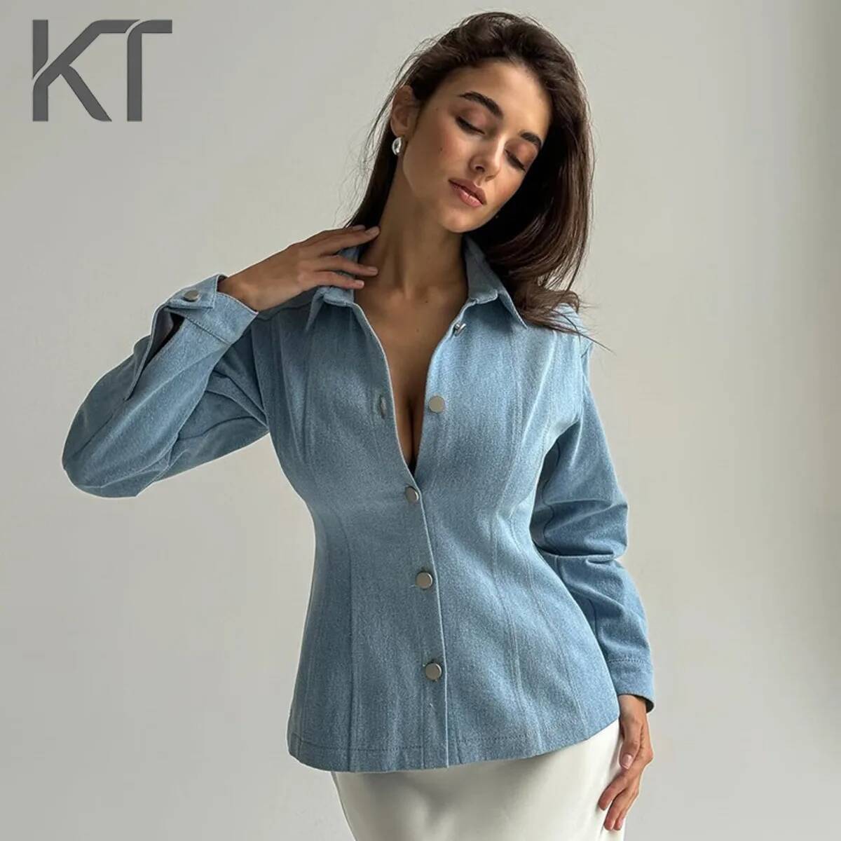 KT Vintage Waist Cinching Deni - Vintage Fashion ulasan dan harga