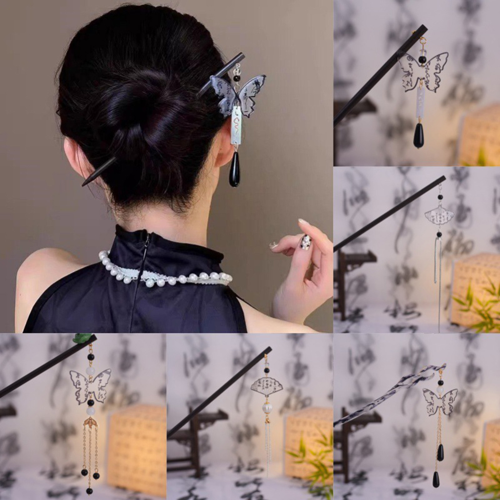 Vintage Wooden Hairpin For Wom - Vintage Fashion Shop ulasan dan harga
