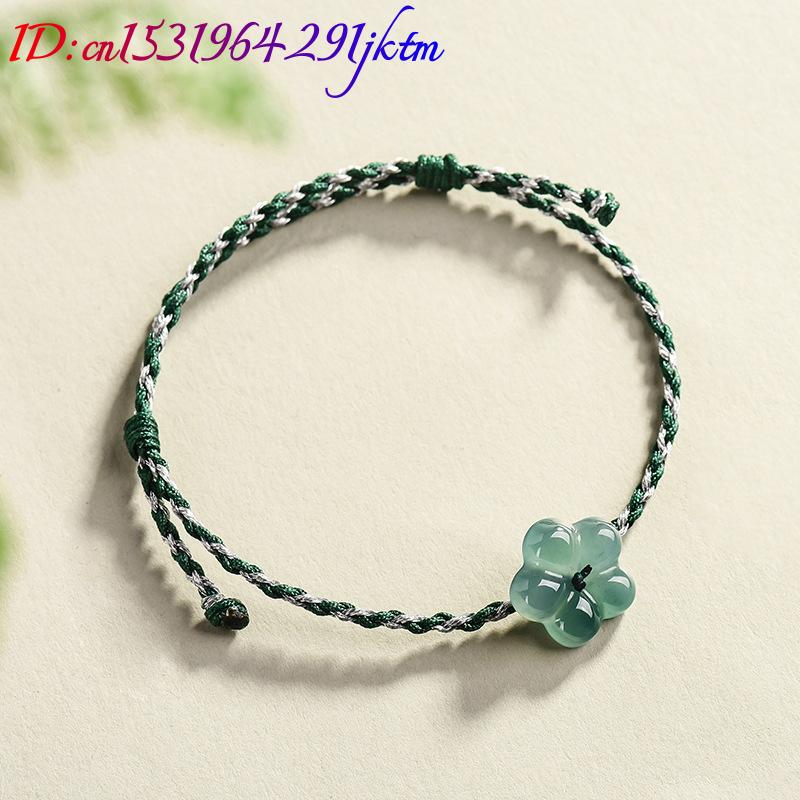 Burmese Jadeite Flower Bracele - Vintage Fashion ulasan dan harga