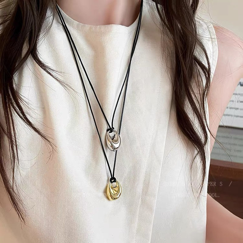 Korean Black Skin Rope Silver  - Vintage Fashion Trends 2026 ulasan dan harga