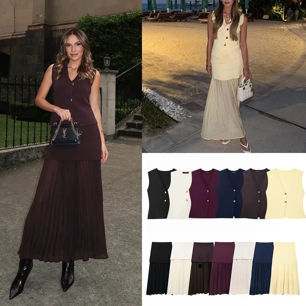 KONDALA Vintage Chic Women Kni - V Vintage Fashion ulasan dan harga