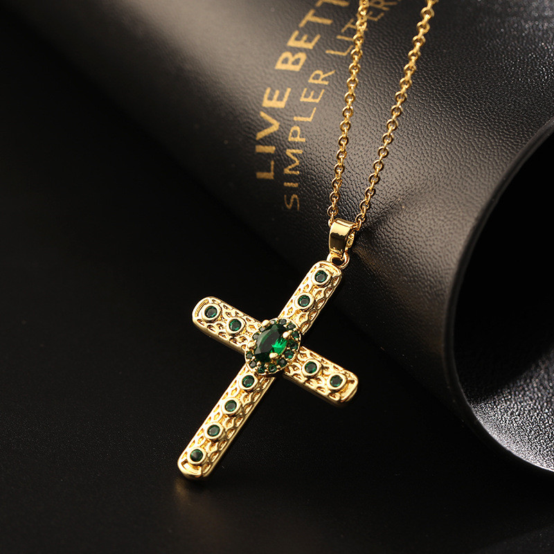 New Design Zircon Cross Pendan - Vintage Fashion Newtown ulasan dan harga