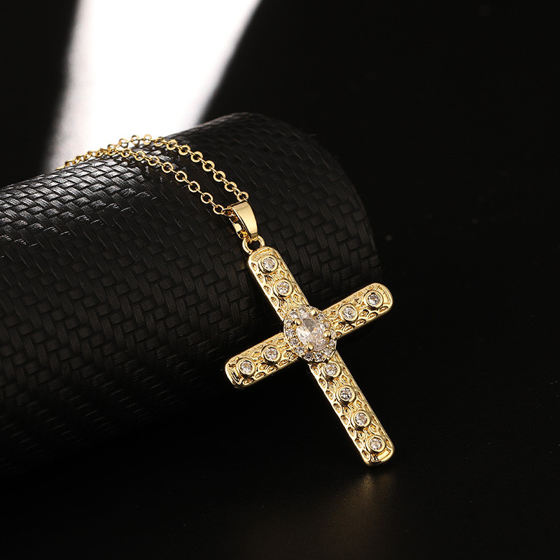 New Design Zircon Cross Pendan - Vintage Fashion Newtown ulasan dan harga