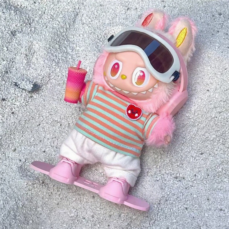 15 17cm For Labubu Doll Outdoo - Vintage Trench Coat ulasan dan harga