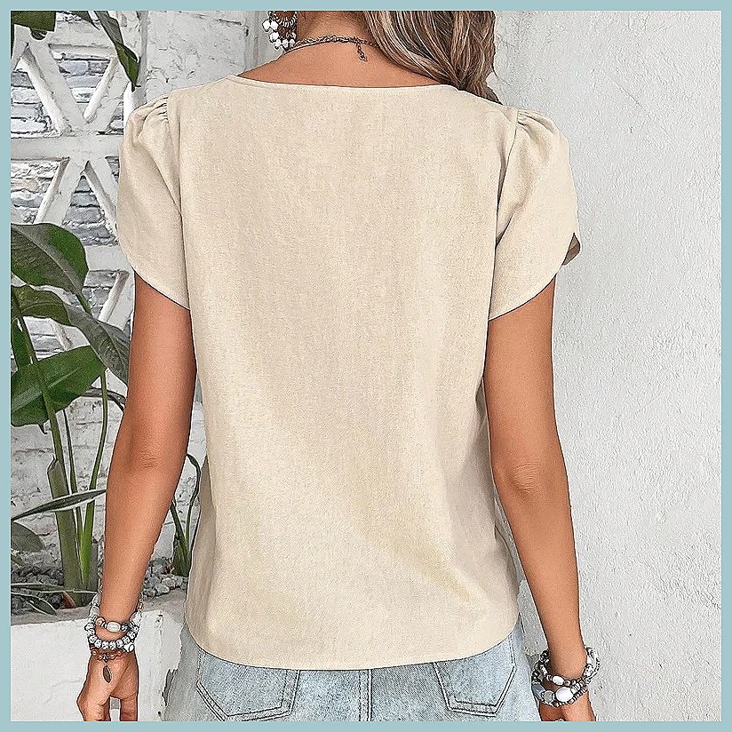 2024 Summer Vintage Solid Colo - Vintage Fashion ulasan dan harga