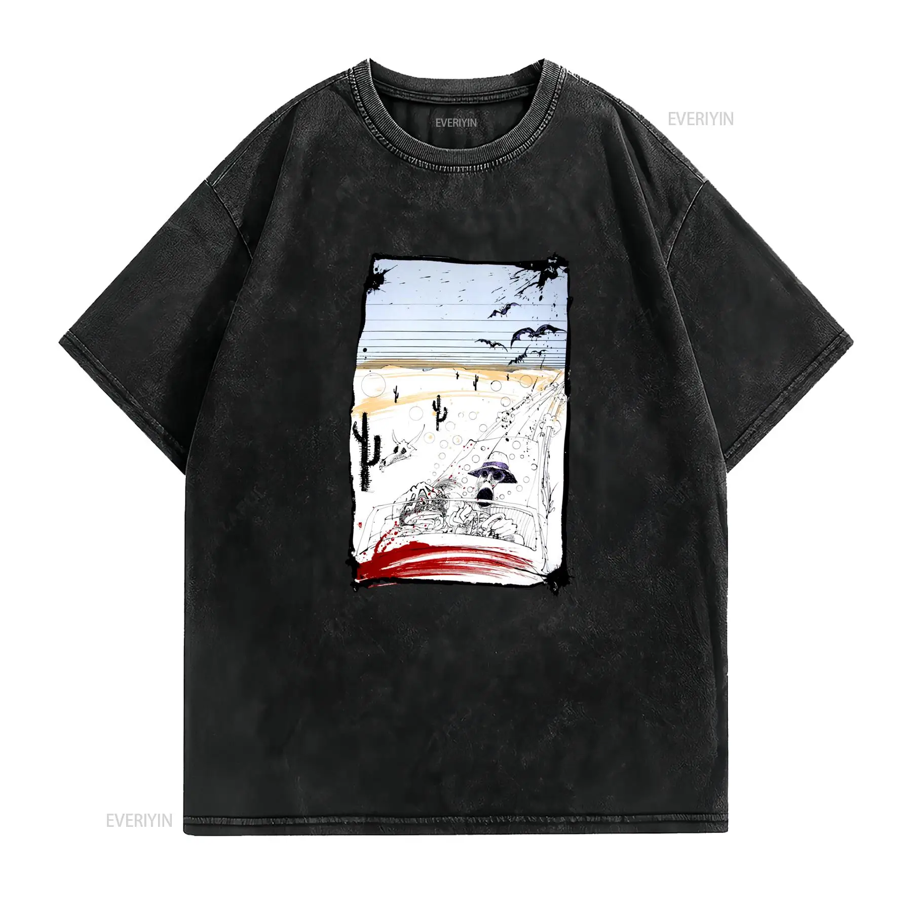 Maglietta Artistica Fear And L - Vintage Vegas Fashion ulasan dan harga