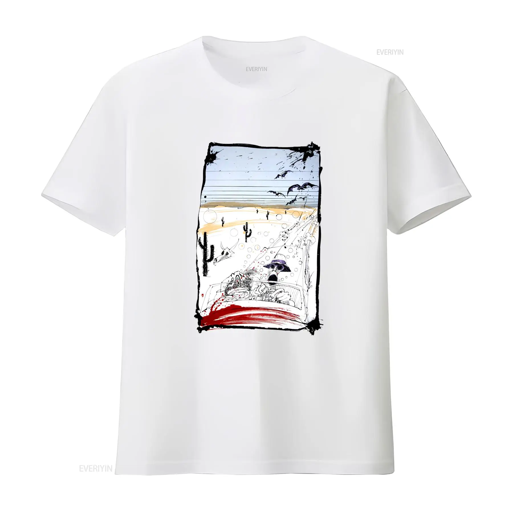 Maglietta Artistica Fear And L - Vintage Vegas Fashion ulasan dan harga